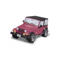 Сборная модель - Jeep Wrangier красный Умная Бумага Модели из бумаги 