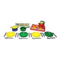 Набор посуды на 4 персоны  с плитой Интелком Игровые наборы 