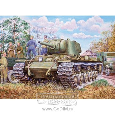 Сборная модель Тяжелый танк КВ-9  ARK Models 