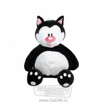 Мягкая игрушка Кот Котя черный 56 см  Gulliver 