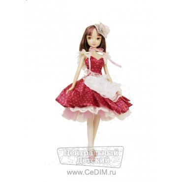 Кукла Sonyaв красном платье с белым передником  Sonya 