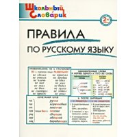 Правила по русскому языку 1 - 4 класс Вако  