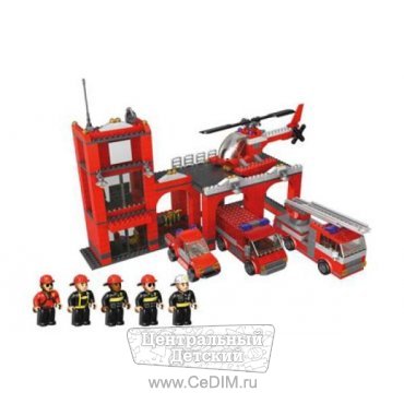 Набор конструктор Пожарная станция 956 деталей  Mega Bloks 