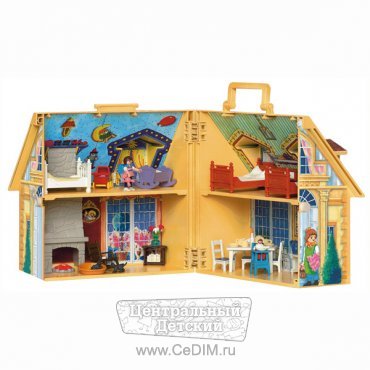 Кукольный дом в чемодане  Playmobil 