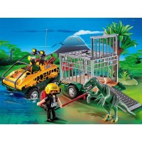 Автомобиль-амфибия и динозавр–дейнонихус Playmobil Игровые конструкторы 