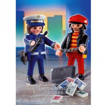 Арест грабителя  Playmobil 