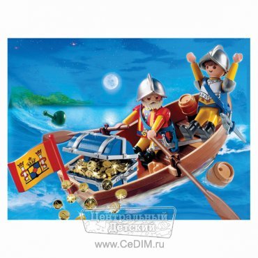 Лодка с сокровищами  Playmobil 