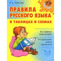 Правила русского языка в таблицах и  схемах Литера Учебники и учебные пособия 